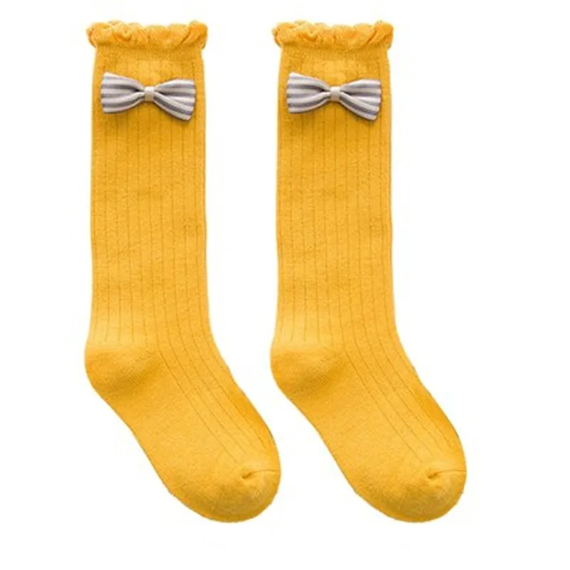 1 пара для новорожденных девочек мальчиков гольфы малышей и носки в полоску с