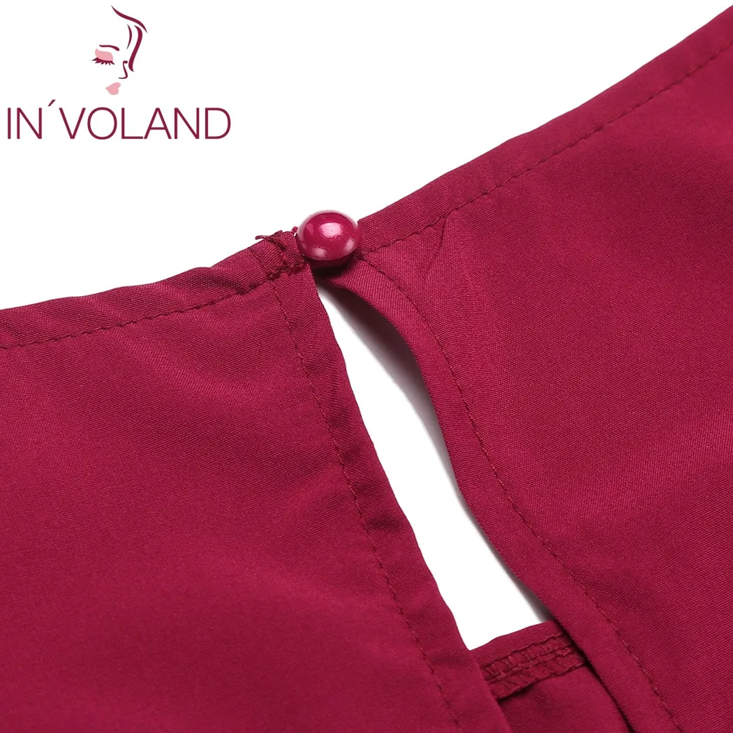 Женский комбинезон IN'VOLAND однотонный выше колена без рукавов с открытой спиной и