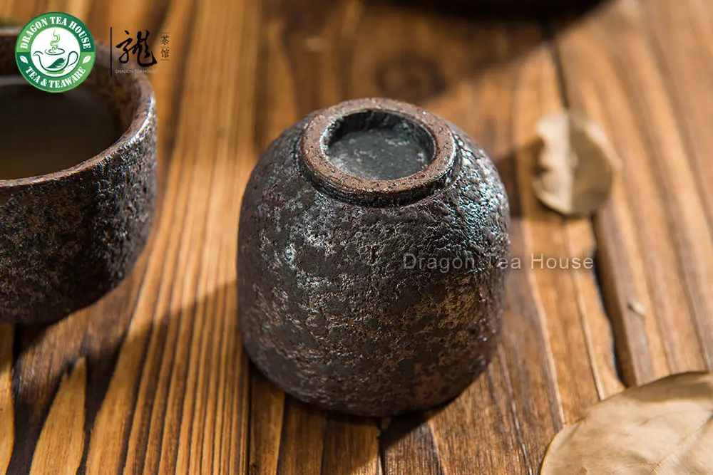 Керамическая чайная чашка ручной работы из дерева китайский кунг фу 60 мл 2 02