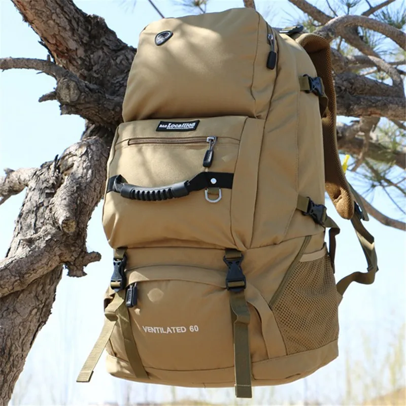 

Hot Male travel bag nylon military backpack 3 d mountaineering bag waterproof backpack camouflage charge 50 l high quality bag