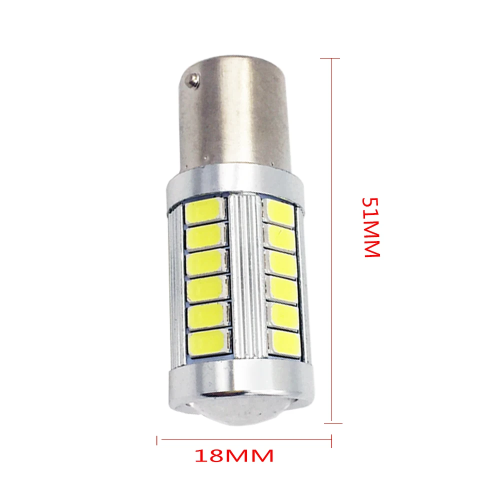 YSY 4 шт. 1156 BA15S P21W 33 led 5630 5730 smd Автомобильные задние тормозные лампы фары Дневные