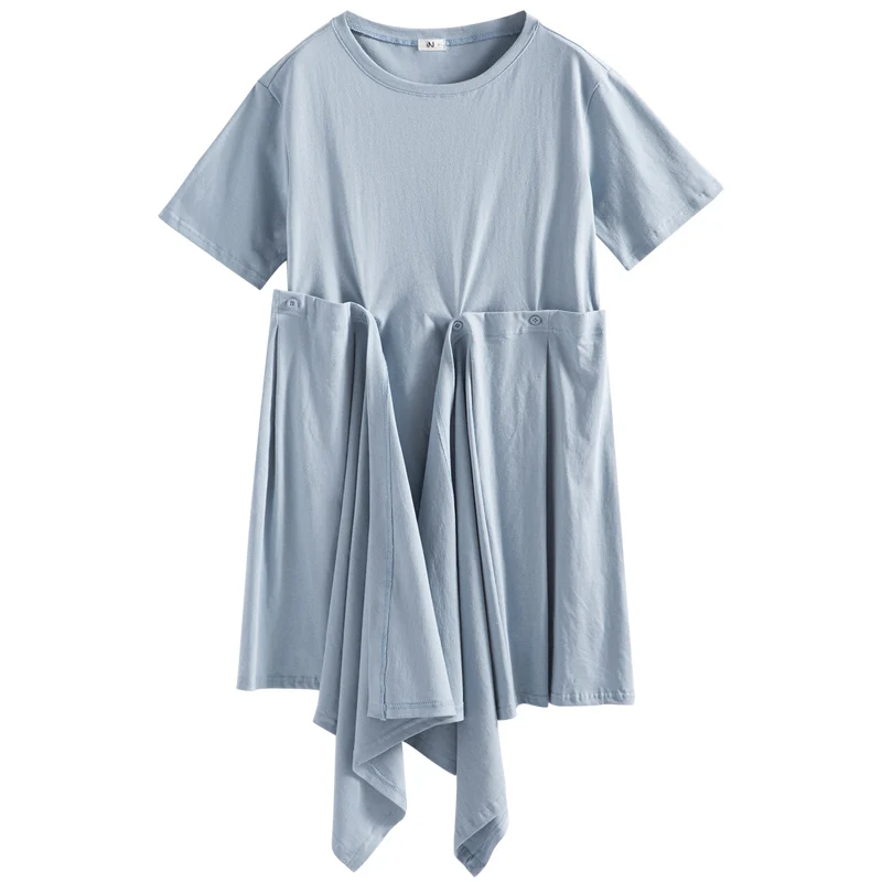 Платье Для женщин повседневные свободные летние женские платья 2019 короткий