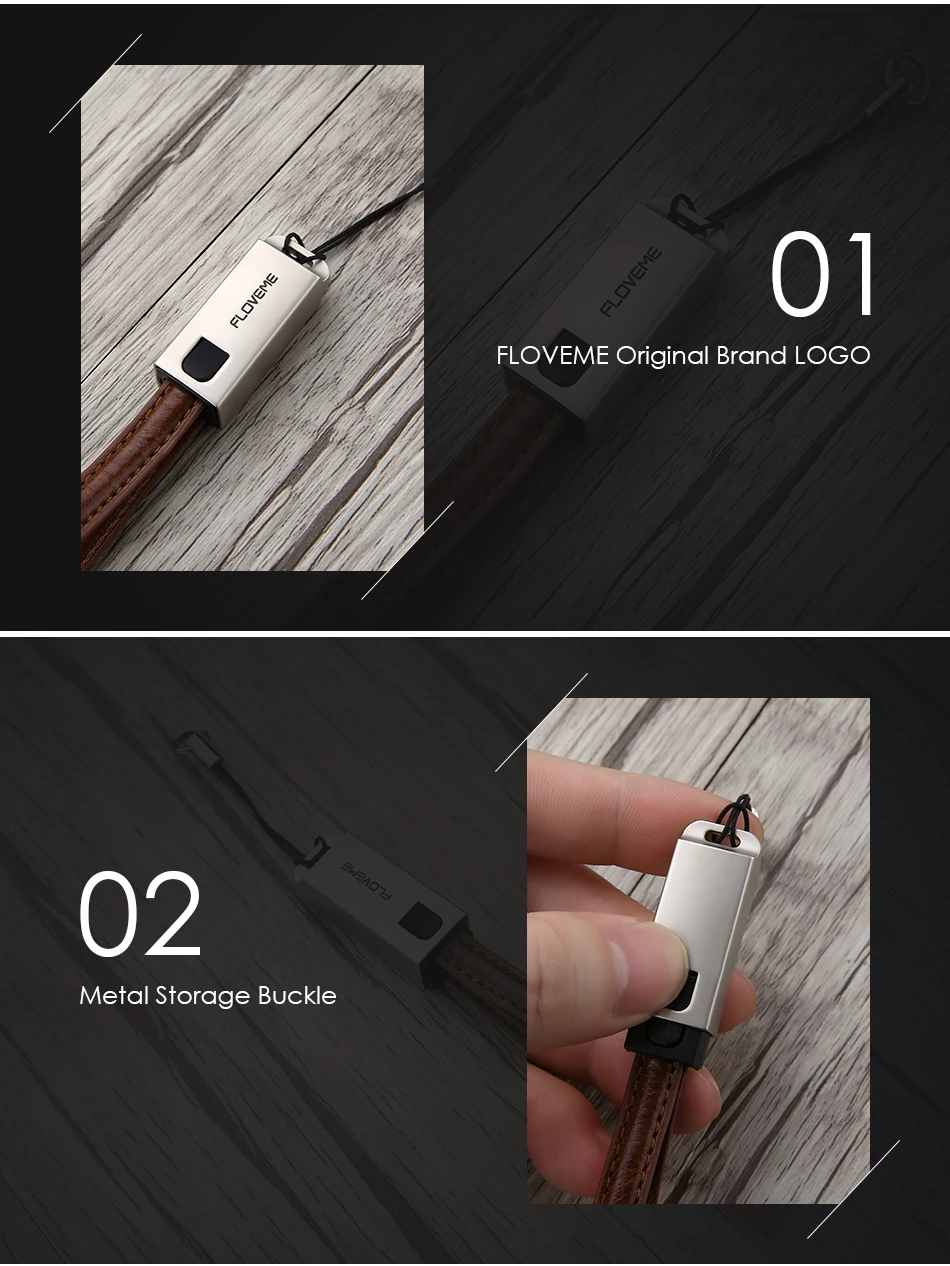 FLOVEME мини брелок металлический кожаный USB кабель для iPhone X 8 6 6 S 7 Plus 5 5S освещение зарядное устройство кабель для iPad iPod Зарядка Синхронизация