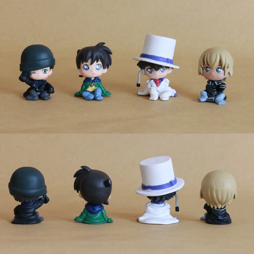 4 шт./компл. Детектив Конан Малыш фантомный вор Kaitou Kiddo Furuya King Akai Shuuichi Милая версия