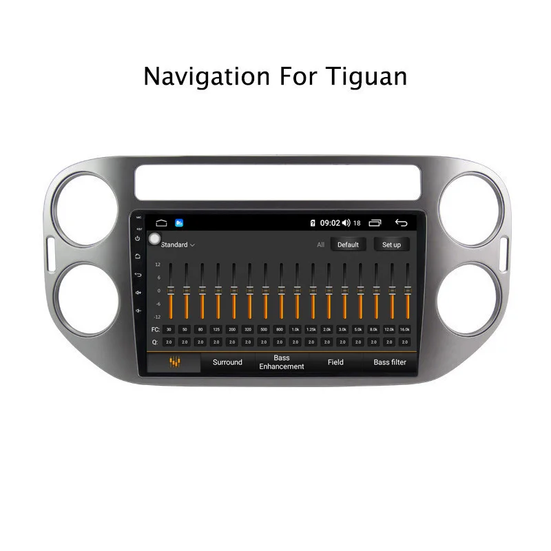 9 &quotAndroid 8 1 core 4G ram 64G rom gps навигация автомобильное радио для VW Tiguan 2010-2018 с Carplay/4G LTE |