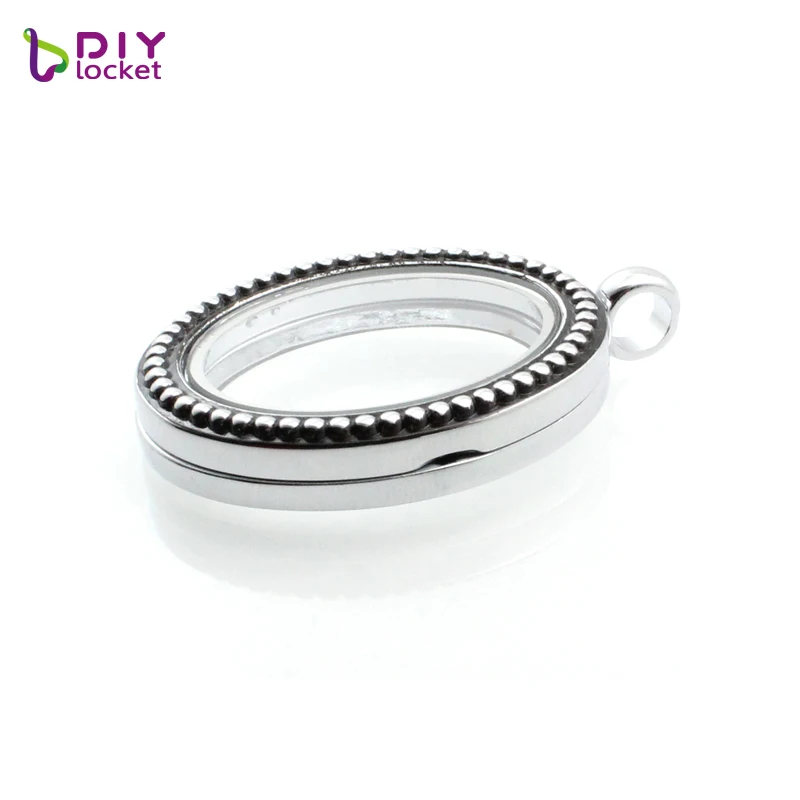 Овальный Магнитный медальон diylocket с памятью 5 шт./лот оптовая продажа Женские