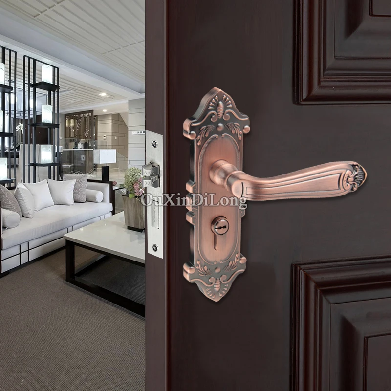 Европейский роскошный супер c класс безопасности межкомнатные дверные ручки