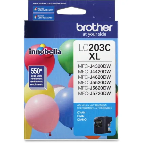 Новые длинные набор чернил для заправки картриджа LC203 BROTHER MFC J4320DW J4420DW J4620DW J5520DW