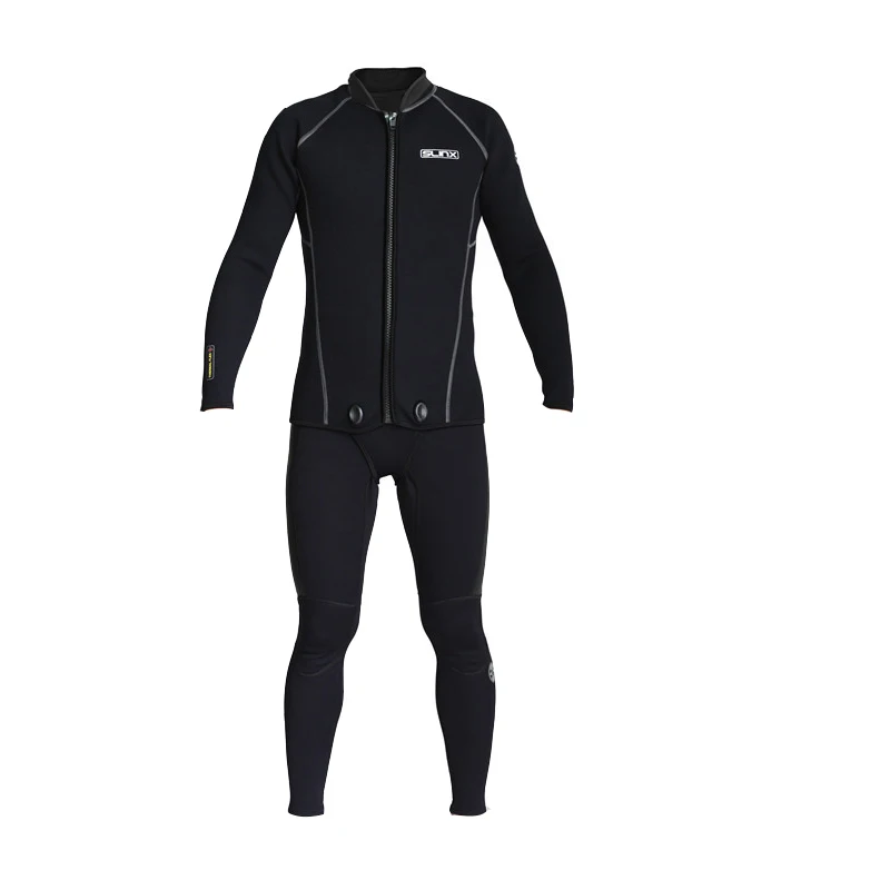 Full set Slinx wetsuit 3mm/2mm Best Spearfishing Scuba Free Diving Wetsuits freediving 2 pieces - Цвет: Full set