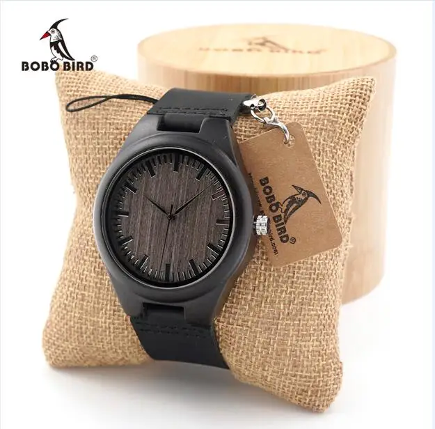 wooden box BOBO BIRD дешевые часы Мужские кварцевые деревянные наручные часы masculinos relogios в подарочной коробке логотип на заказ - Цвет: wooden box