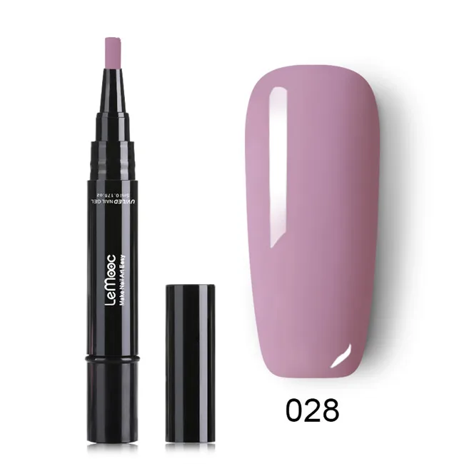 LEMOOC 5 мл Vernis полу перманманентный ногтей доттер для гель-лака 88 цветов DIY гель-краска для ногтей Гибридный доудлер УФ-гель для ногтей - Цвет: 028