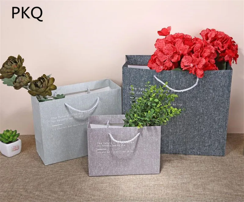 20 шт черный/серый крафт-бумажный мешок хозяйственная упаковка мешки маска/Букет