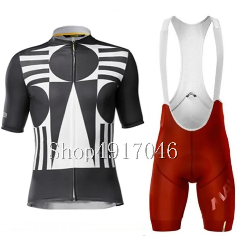 2019 Cycling Clothing Bike jersey Quick Dry Mens Bicycle clothes summer Mavic team Jerseys gel bike shorts set | Спорт и развлечения
