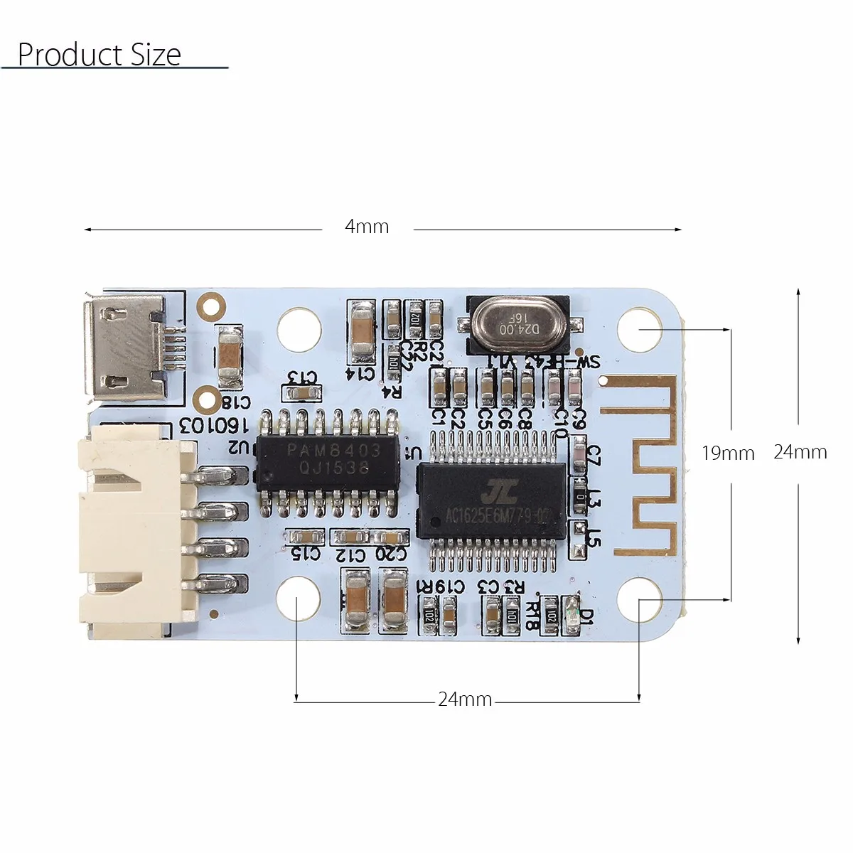 LEORY DIY Amp 2x3W Micro USB беспроводной bluetooth динамик аудио приемник Цифровой усилитель доска