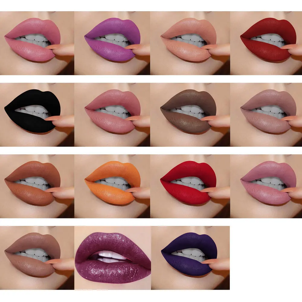 12 Colors Waterproof Long Lasting Moisturizer Matte Liquid Lip Glosses |