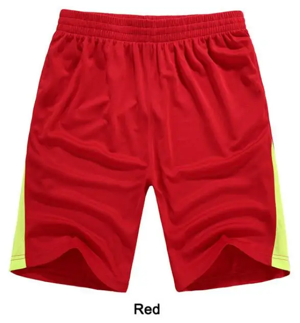 red short Жутко и boror плюс размер M~ 6XL, 7XL, 8XL, 9XL Топы корректирующие и Футболки для девочек Рубашки для мальчиков Повседневная футболка Для мужчин быстросохнущие футболки спортивные костюм футболка Для мужчин костюмы - Цвет: red short