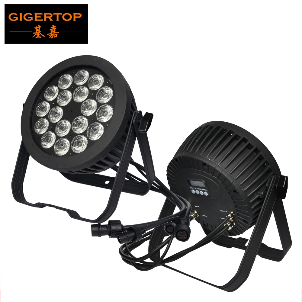 Уличные светодиодные банки TIPTOP 18x18 Вт с двойным Хомутом сценическое освещение 6/10