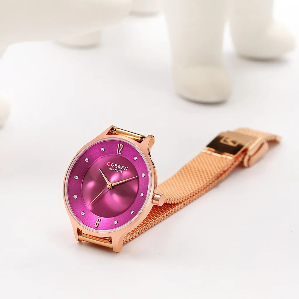 Маленький циферблат сетки с водостойкой воды алмаз Британский супер тонкий