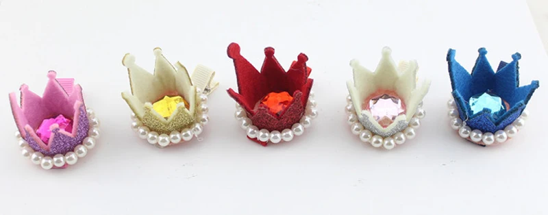 JINSE Новый princess crown заколки Женские аксессуары для волос смолы блестящий кристалл