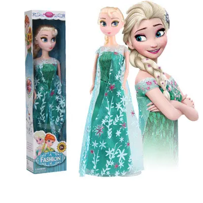 31cm Princess Anna Elsa Dolls For Girls Toys Bjd Doll Princess Anna Elsa Dolls For Girls Toys Small Plastic Baby Dolls Congelad - Цвет: 4