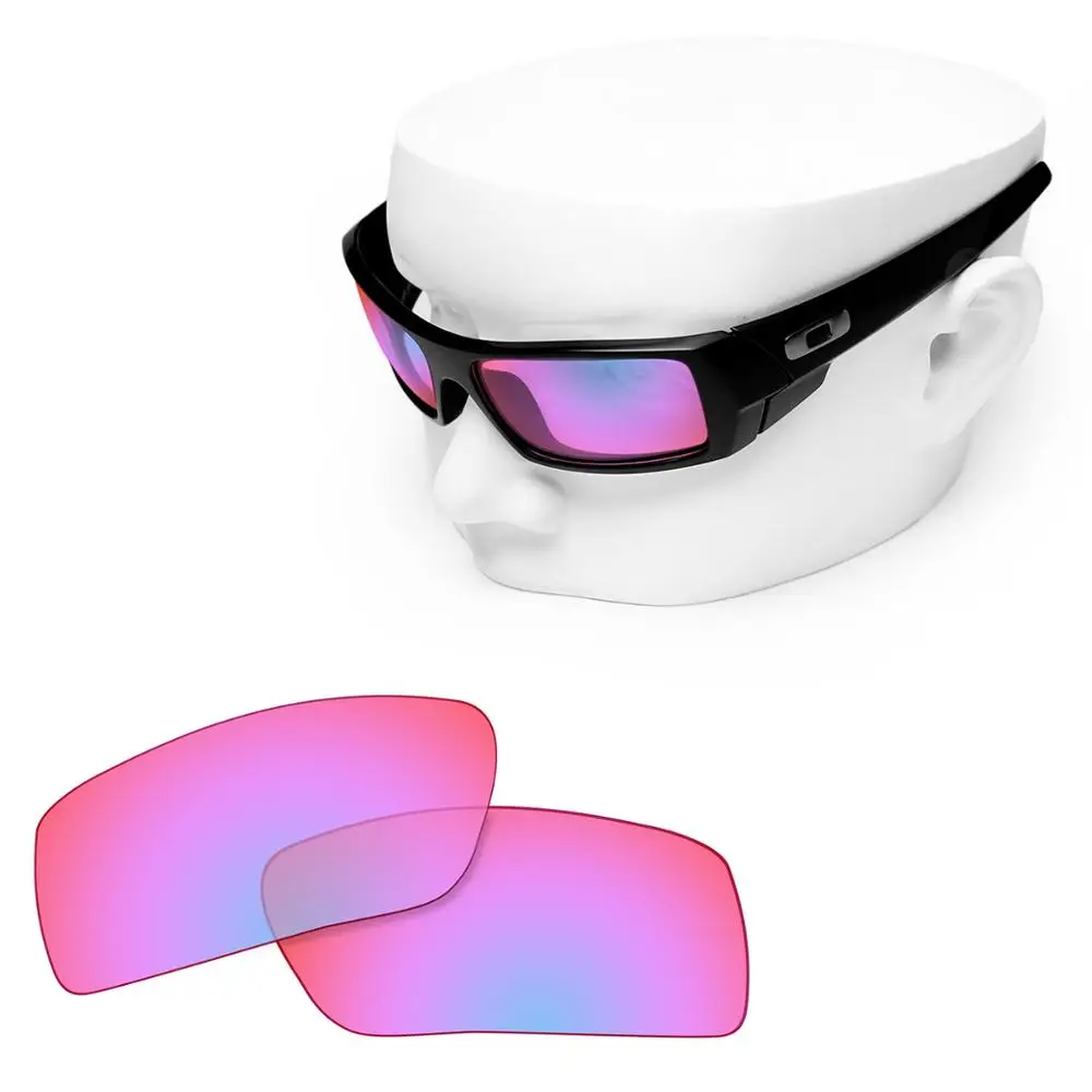 OOWLIT Polarized Replacement Lenses of Cobalt Pink for-Oakley Gascan Sunglasses