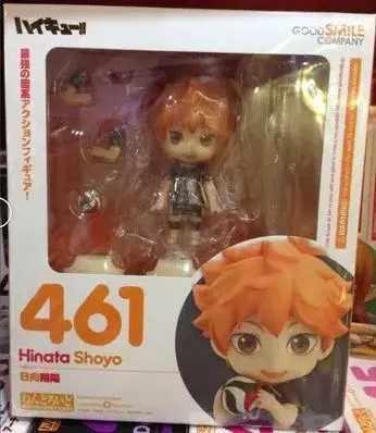 Аниме Фигурка 10 см Nendoroid Haikyuu! Хината Syouyou#461 ПВХ фигурка игрушка кукла спортивная игрушка Коллекционная модель