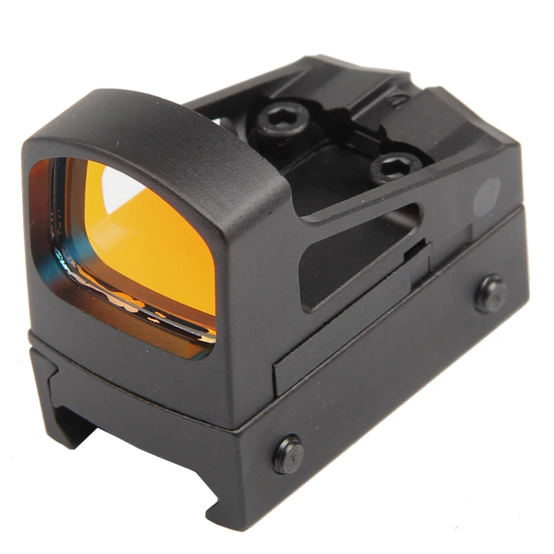 Тактический RMS Reflex Mini Red Dot прицел с вентилируемым креплением и прокладками для страйкбола пистолет Glock RL5-0035