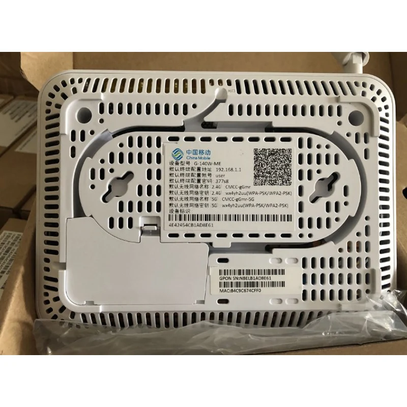 

G-140W-ME GPON ONU with 4GE+2USB+2WIFI+1VOICE Gpon onu 2.4G5G Fiber optic equipment Router Mode English Firmware