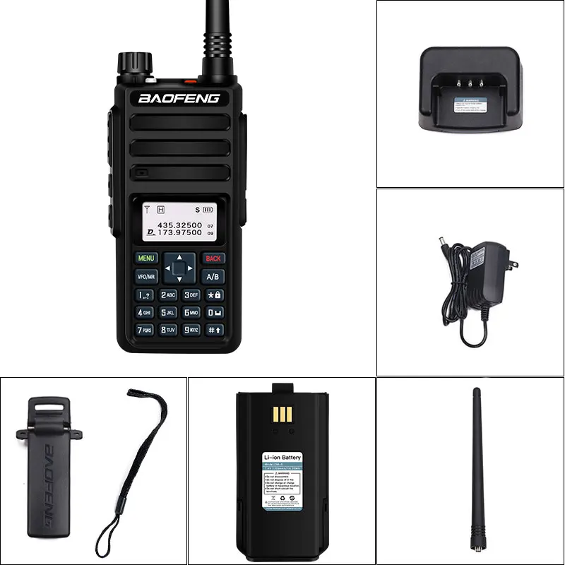 Baofeng DM 1801 Dual Band Time Slot DMR цифровой/аналоговый 2Way радио 136 174/400 470 МГц 1024 каналы