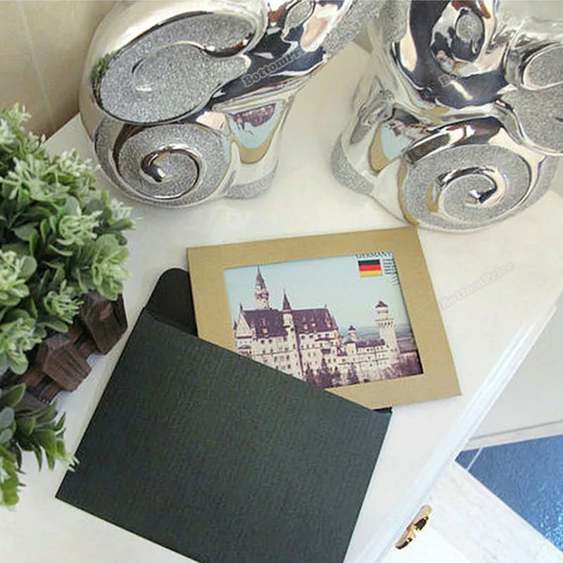 bottomprice popular 10x 3inch DIY Flim Hanging Wall Paper Photo Album Frame Rope Wood Clips Gift more earning | Дом и сад