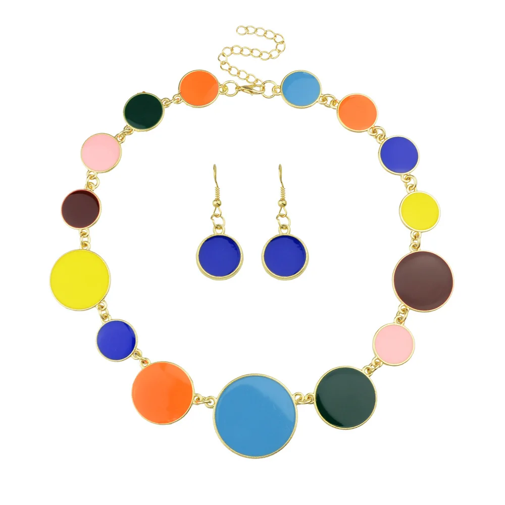 Модный новый дизайн Горячая Красочные сладкие вафли ожерелье набор|new design|set