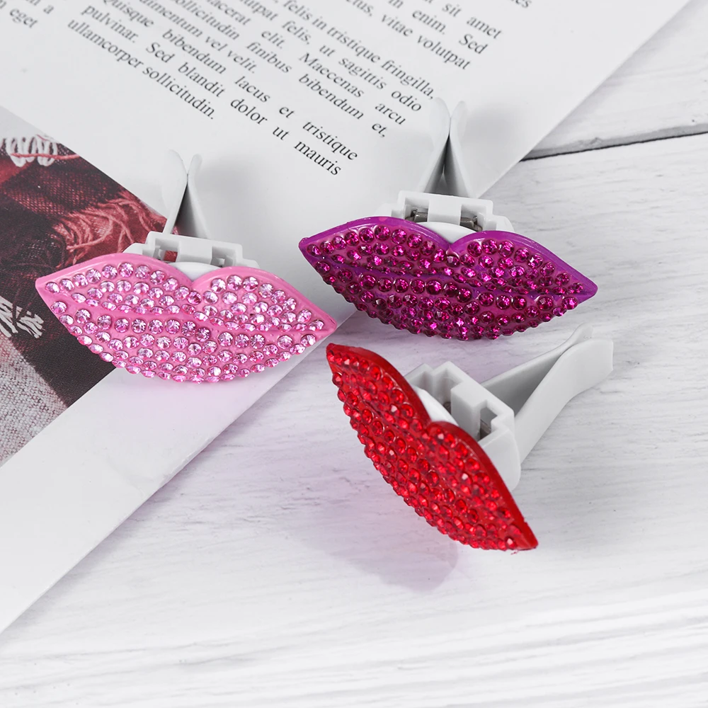 1 шт. пикантные женские туфли с рисунком в виде губ на выходе воздуха автомобиля