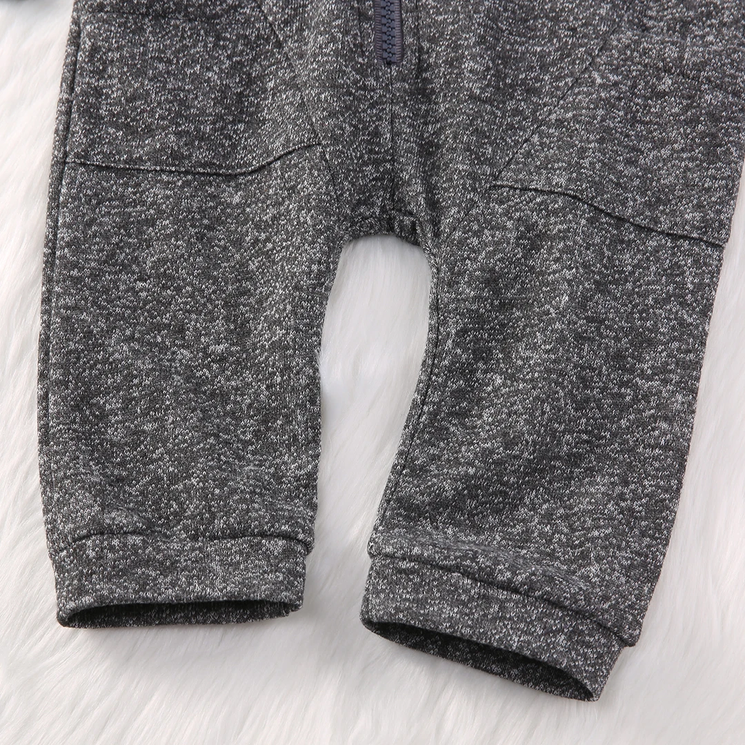 Комбинезон для новорожденных мальчиков и девочек теплый зимний комплект из