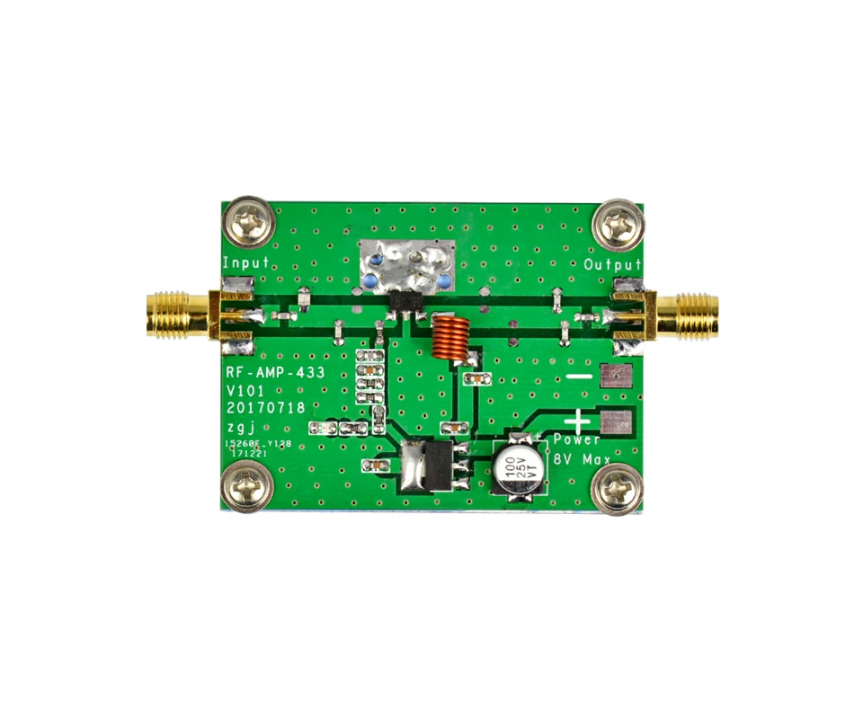AIYIMA 433 МГц 8 Вт Плата усилителя мощности RF HF высокочастотные усилители цифровой усилитель мощности
