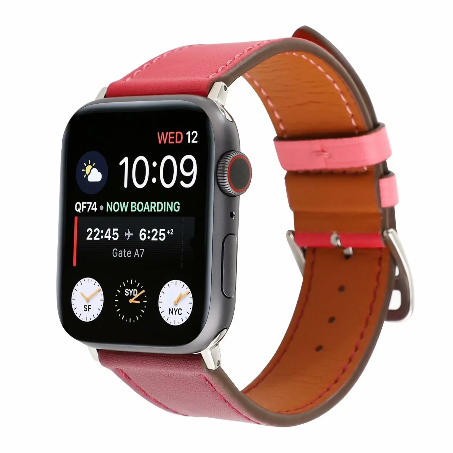 Кожаный браслет, ремешки для Apple watch band 4, 5, 44 мм, 40 мм, один браслет, посвященный концертному туру для iwatch series 3, 2, 1, 42 мм, 38 мм, аксессуары