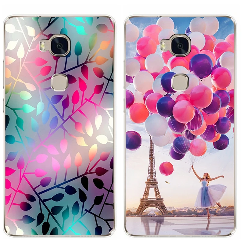 Для huawei honor 5X чехол, мягкий ТПУ чехол для huawei honor 5 X GR5, силиконовый защитный чехол для huawei honor 5X, чехол для телефона