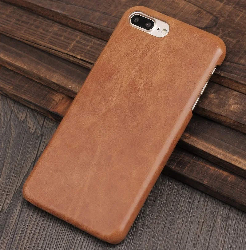 Solque матовый чехол из натуральной кожи для iPhone 7, 8, 6, 6S Plus, 7 Plus, 8 Plus, роскошный Ультратонкий жесткий чехол для сотового телефона, s