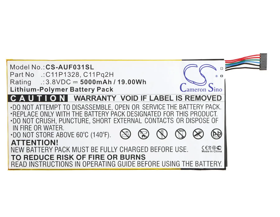 Батарея Cameron Sino 5000 мАч C11P1328 для Asus K010 TF103CG TF103CX TF103 TF103C 1A009A 1A010A 1A028A|cameron sino|battery forcameron