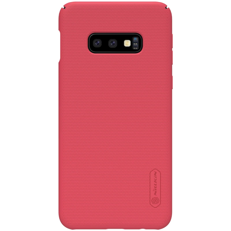 Красный Чехол для samsung S10E, чехол Nillkin с матовым покрытием, Жесткий Чехол для samsung Galaxy S10 E S10E - Цвет: Красный