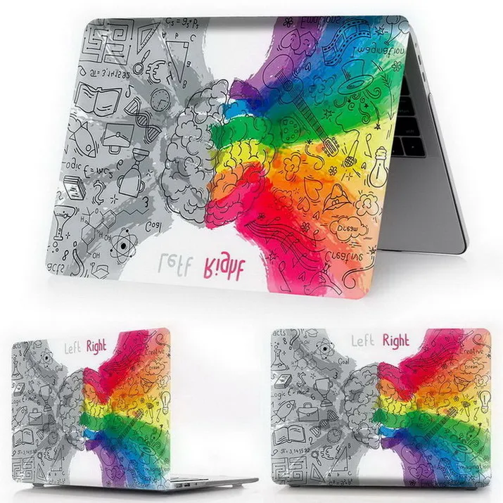 cai hong da nao Для Macbook New Air Pro 13 15 чехол для ноутбука с сенсорной панелью для Mac Book Air Pro retina 11 12 13 15 дюймов жесткий чехол - Цвет: cai hong da nao