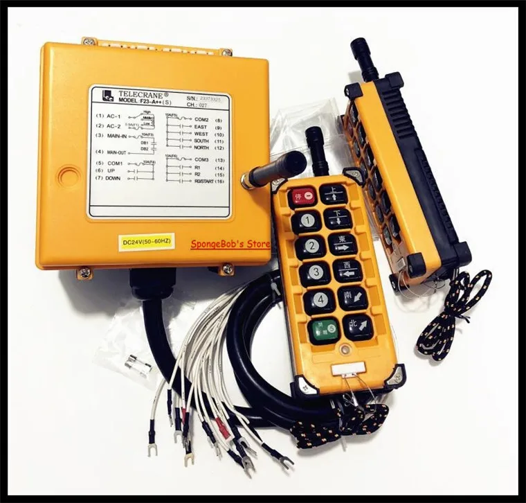 Φ ++ DC24V ACIndustrial радиоуправляемая лампа управления подъемным краном 2x передатчик + 1x приемник|Выключатели| |
