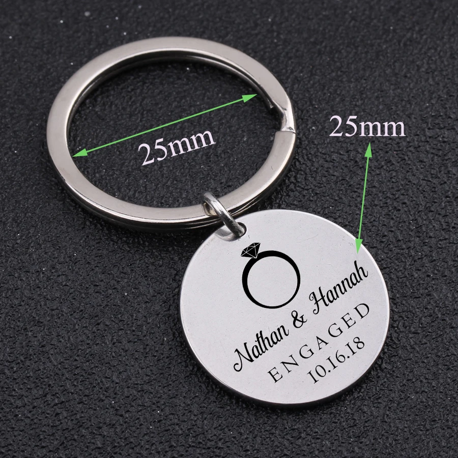 Парная помолвка мужчины t сувенир брелок подарок Мужчины Женщины ювелирные