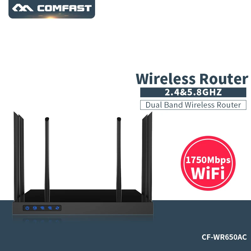 Comfast WI FI маршрутизатор английская версия 802.11AC Dual Band 2 4/5G точка доступа 1750 Мбит/с