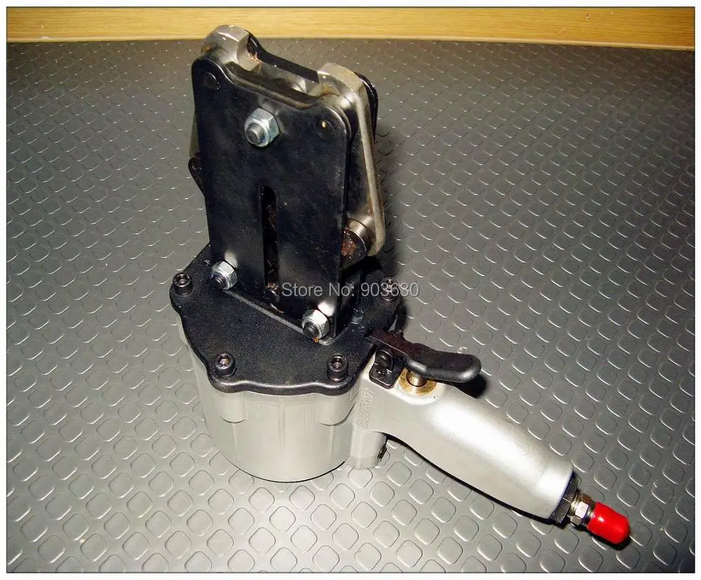 Lowest Price Pneumatic Split Steel strapping Wrapping Machine metal bander Packaging Tool machine For 32mm steel strap | Инструменты