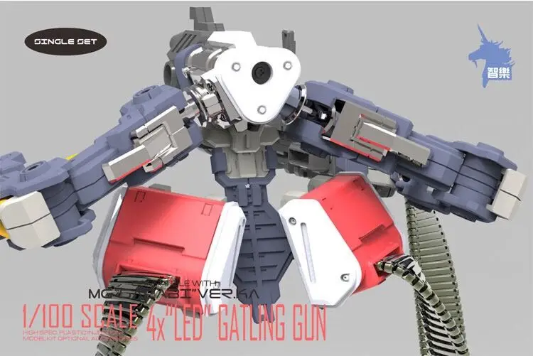 MG 1/100 4X Sazabi MSN-04 пулемет Гатлинга добавить на комплект w/светодиодный фигурка