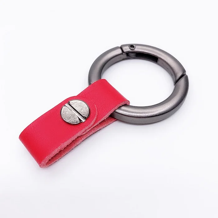 Key Ring Red Умный автомобильный кошелек для ключей DIY Автомобильный брелок держатель Бизнес Мода EDC Карманный держатель для ключей Органайзер высокое качество подарок - Цвет: Key Ring Red