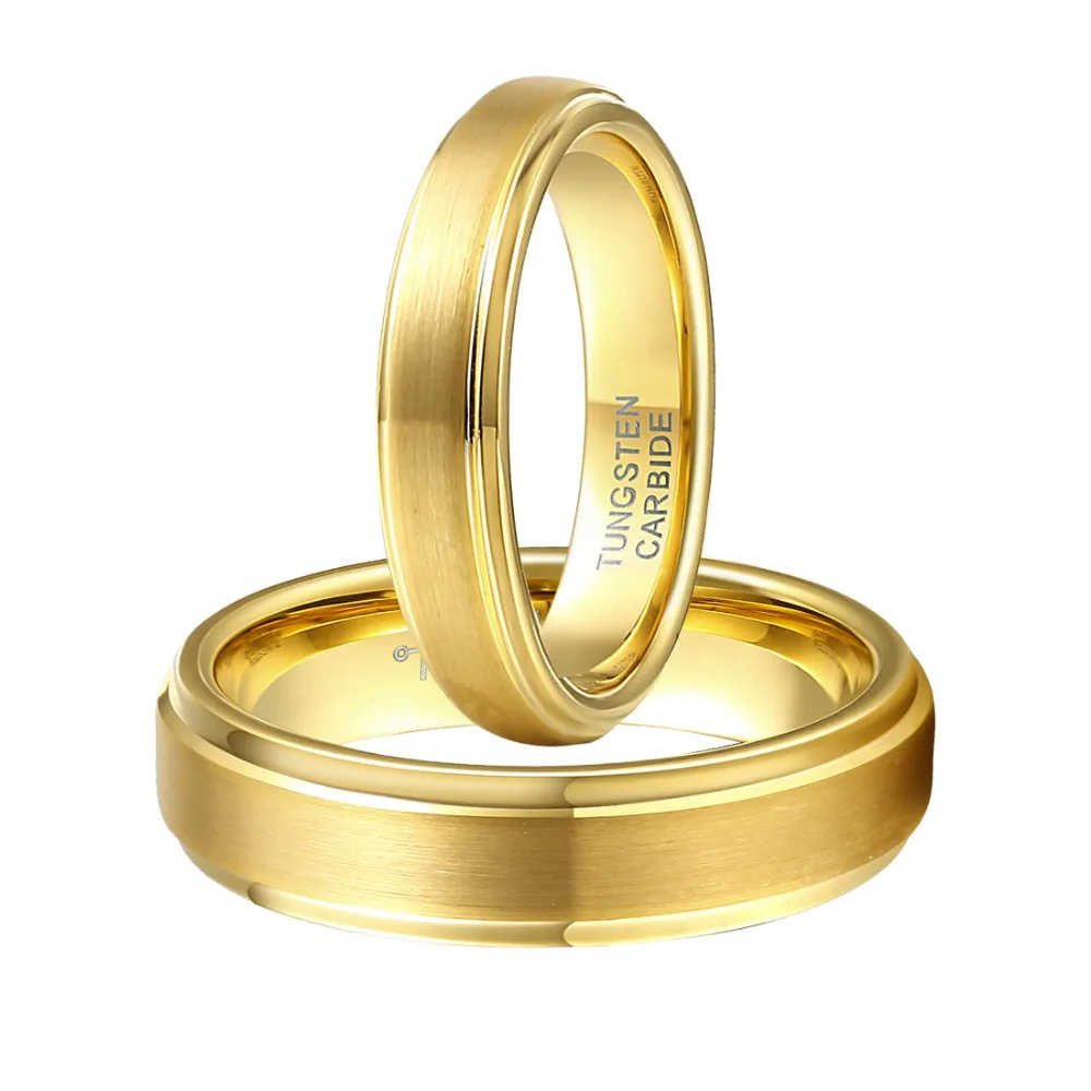 1 пара 6 мм и 4 мальчик девочки обручальные кольца набор парные для влюбленных