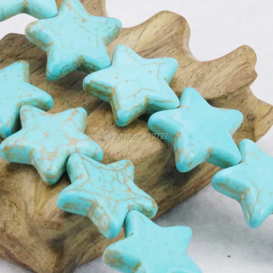 Украшения ремесла звезда Турция Howlite свободные бусы из халцедона полуготовый