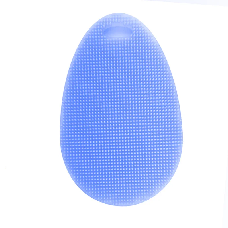 Sky Blue Фрукты, овощи, высокое качество, многоцелевой пищевой силикон, губка для мытья посуды, щетка, антибактериальный кухонный коврик для очистки - Цвет: Sky Blue