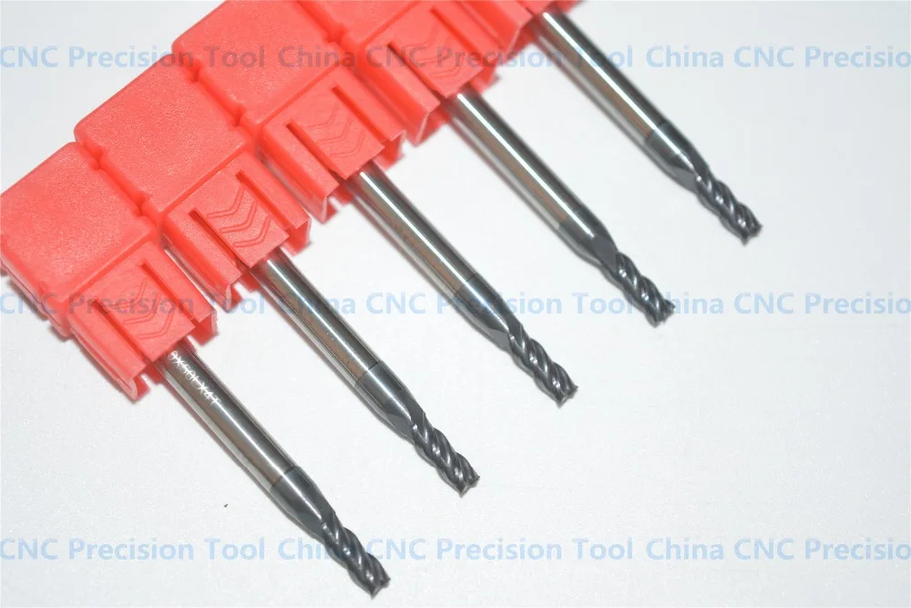 4 мм * 3 50 бесплатная доставка твердосплавная Концевая фреза с ЧПУ покрытием TiAlN HRC